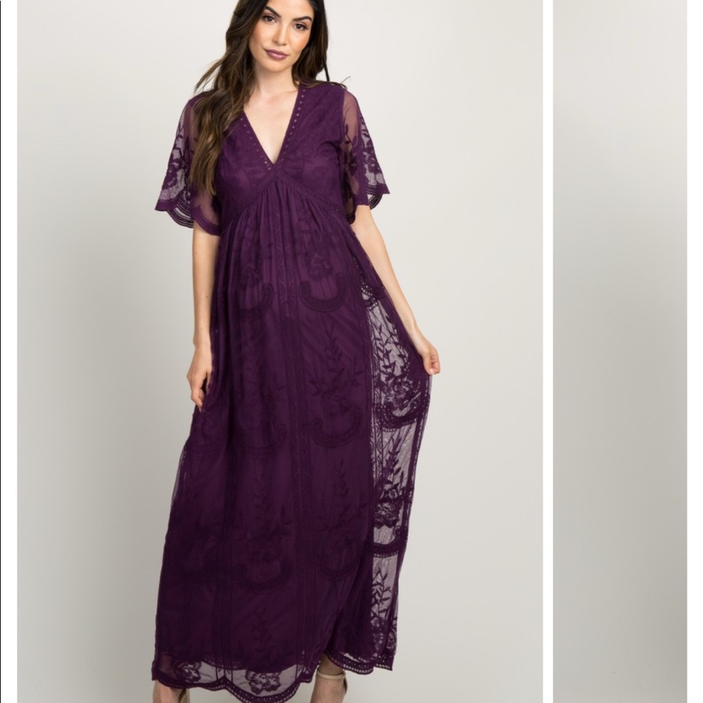 Lace Maternity Dress (Worn Once)